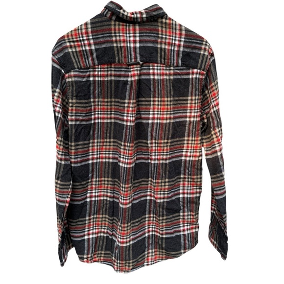 Saddlebred Mens Size  L Clasic Fit Fleece Charcoal Plaid Southern Western - Picture 5 of 11